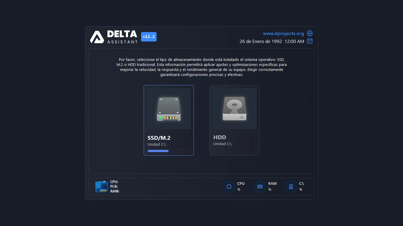 Optimización discos