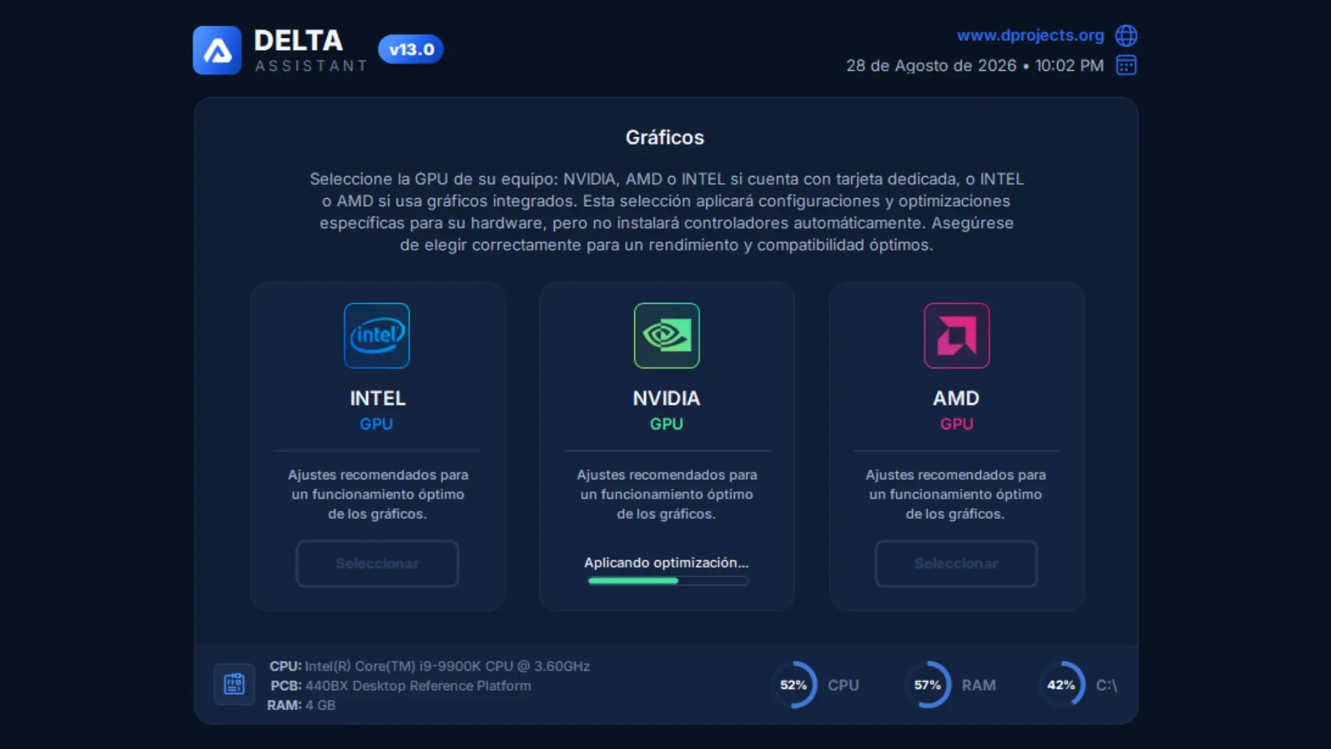 Módulo GPU de DELTA
